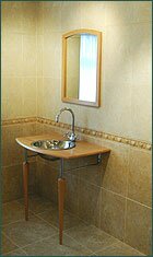 Bathroom wall and floor tiles from A & C Dunkley
