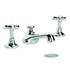 Lefroy Brooks Classic 3 Hole Basin Mixer with Pop-up Waste